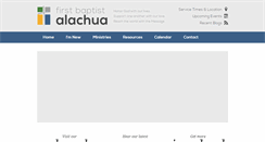 Desktop Screenshot of fbcalachua.com